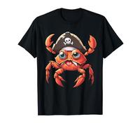 Funny Sea Creature Ocean Pirate Crab Hunting Sailor Gift T-Shirt