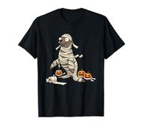 Funny Sea Lion Mummy Pumpkin Halloween Kids Mens Womens T-Shirt