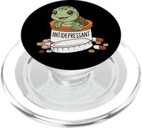 Funny Sea Turtle Anti Depressant Zoo Boys Girls Kids PopSockets PopGrip for MagSafe