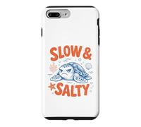 Funny Sea Turtle Slow and Salty Grumpy Ocean Coastal Lover Case for iPhone 7 Plus/8 Plus