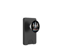 Funny Seagull Captain Birds Stealing Sandwich and Fries PopSockets PopWallet for MagSafe