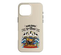 Funny Seagull & Cat Purr Pared For 5th Grade Back To School Case for iPhone 16 Pro Max