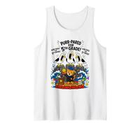 Funny Seagull & Cat Purr Pared for 5th Grade Back to School Tank Top
