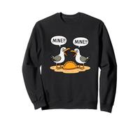 Funny Seagull Cornish Pasty Thief Summer Vacation Holiday Sweatshirt