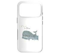 Funny Seagull Fishing on Whale - Nordic Ocean Art Case for iPhone 17 Pro