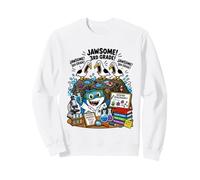 Funny Seagull Jawsome 3rd Grade Shark Back To School Kids Sweatshirt