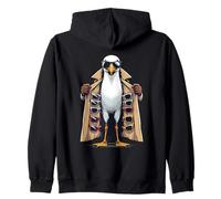 Funny Seagull Sunglasses Humorous Dealer Seller Beach Zip Hoodie