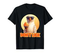 Funny Seagull with Ice Cream Don't Lick for a Seagull Lover T-Shirt