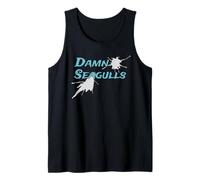 Funny Seagulls Saying Damn Seagulls Capitan Tank Top