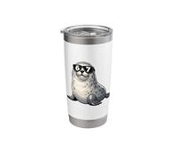 Funny Seal Sunglasses 67 Six Seven Meme Stainless Steel Insulated Tumbler