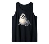 Funny Seal Sunglasses 67 Six Seven Meme Tank Top