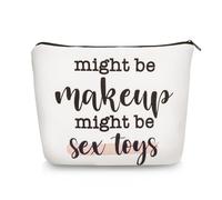 Funny Secret Santa Gifts for Women, Novelty Gag Christmas Gifts for Her, Rude Friendship Makeup Cosmetic Bag for Womens Ladies, Stocking Fillers Women Present Ideas for Birthday Best Friend Lady Xmas