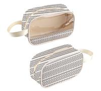 Funny Secret Swear Word Gift Sarcastic Gift Hidden Message Clear Cosmetic Bag Fuck This Shit Bag Adult Humor Gift (BlacklineBag)