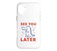 Funny See You Later Alligator Cute Crocodile Design Case for iPhone 16 Plus