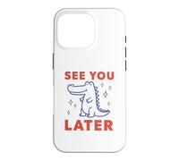Funny See You Later Alligator Cute Crocodile Design Case for iPhone 16 Pro