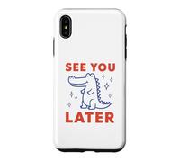 Funny See You Later Alligator Cute Crocodile Design Case for iPhone XS Max