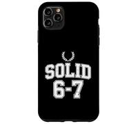 Funny Self Rating Solid 6 7 Sarcastic Humor Case for iPhone 11 Pro Max