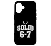 Funny Self Rating Solid 6 7 Sarcastic Humor Case for iPhone 16