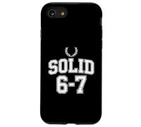 Funny Self Rating Solid 6 7 Sarcastic Humor Case for iPhone SE (2020) / 7/8