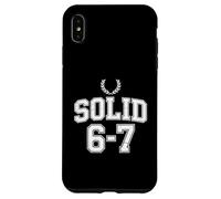 Funny Self Rating Solid 6 7 Sarcastic Humor Case for iPhone XS Max