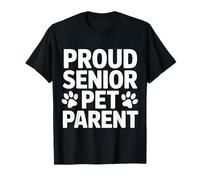 Funny Senior Cat Mom Grey Muzzle Club Old Dog Owner T-Shirt