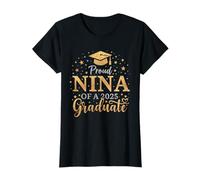 Funny Senior Proud Nina of a Class of 2025 Graduate T-Shirt