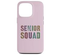 Funny SENIOR SQUAD Graduated Status Yearbook Girl Autographs Case for iPhone 13 Pro