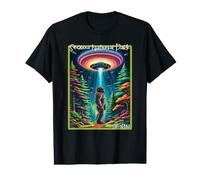 Funny Sequoia National Park UFO Sasquatch Souvenir Value Graphic T-Shirt
