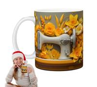 Funny Sewing Mug - Coffee Mug Cup | 3DFunny Unique Microwave Safe Coffee Mug for Quilters, Moms, Sisters, Grandmothers, Aunts, Daughters