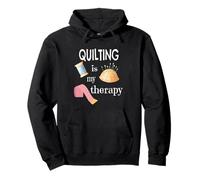 Funny Sewing Quilter Quilting is My Therapy Pullover Hoodie
