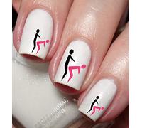 Funny Sex Positions Nail Art Decal Sticker