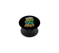 Funny Sexy Vegan Killing It Plant Based Vegan PopSockets Adhesive PopGrip