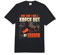 Funny Shadow Boxing Knock Out Design for Boxing Training Comfort Colors Adult Heavyweight T-Shirt