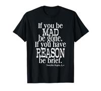 Funny Shakespeare Insult Quote T-Shirt from Twelfth Night T-Shirt