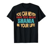 Funny Shania Personalised T-Shirt First Name Joke Item T-Shirt
