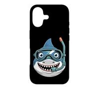 Funny Shark Snorkel Case for iPhone 17