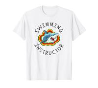 Funny Shark Swimming Instructor T-Shirt