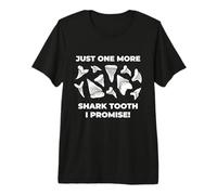 Funny Shark Teeth Fossil Tooth Hunting & Collecting Design Premium T-Shirt