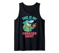 Funny Shark This Is My Hawaiian Tank Top