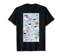 Funny Sharks Cute Sea Otter and Shark Summer T-Shirt