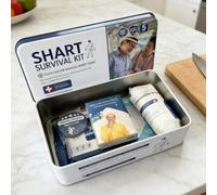 Funny Shárt Survival Kit, Gag Hilarious Poop Prank Survival Kit, Compact Survivals Prank Set, Emergencys Pranks Gag Survivals Kits, Rude GagGift,For Birthday Christmas April Fools' Day New Year,Blue