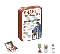 Funny Shárt Survival Kit, Hilarious Poop Prank Survival Kit, Compact Survivals Prank Set, Emergencys Pranks Gag Survivals Kits, Rude Gag Gift, For Birthday Christmas April Fools' Day New Year