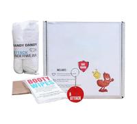 Funny Shárt Survival Kit, Poop Prank Relaxing Gag Gift Set With Replacement Supplies, Include Butt Wipes Disp?sable Underwear Tissues and Hilarious Badge GagFor Husbands, Men, Family Friends