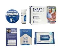 Funny Sharting Survival Kit, Poop Prank Gag Gift Set, Humorous and Eye-catching Novelties, Easily Cope with the "Poop Disaster", Prank Kits for Husbands, Men, Family Friends, Teens, Adults