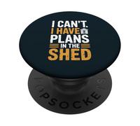 Funny Shed Bar Builder Owner Garden Pub PopSockets Adhesive PopGrip