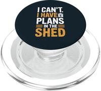 Funny Shed Bar Builder Owner Garden Pub PopSockets PopGrip for MagSafe