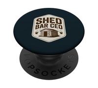 Funny Shed Bar Owner Garden Pub PopSockets Adhesive PopGrip
