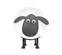 Funny Sheep Free Standing Toilet Paper Holder - Sheep Toilet Roll Holder - Quirky Storage Holder - Black Sheep Tissue Holder - Cute Loo Roll Decor - 3D Printed Bathroom Decor (Black)