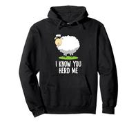 Funny Sheep I Know You Herd Me Cute Sheep Lover Gift Sheep Pullover Hoodie