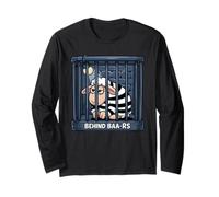Funny Sheep Joke in Prison Cute Lamb Farm Animals Long Sleeve T-Shirt